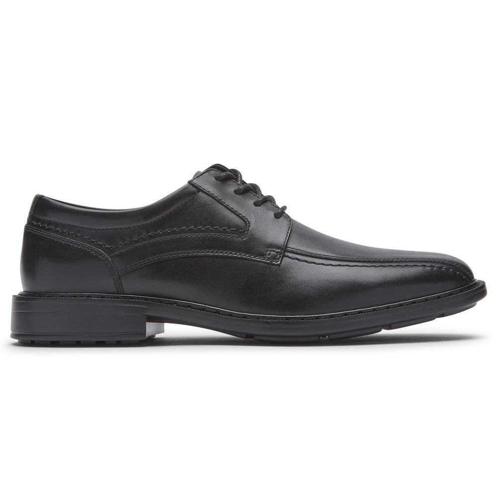 Oxfords Rockport Hombre Mexico - Parsons Bike Toe Negros - MOGJW4659